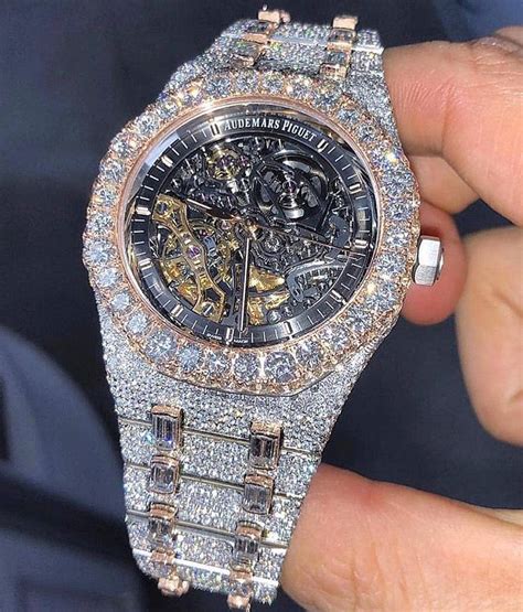 iced out ap watch|iced out watch real diamonds.